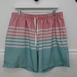 Men’s Chubbies Swim Trunks Striped Lined 5.5” Inseam Size XXL